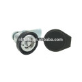 zinc alloy waterproof black plastic cover cam lock